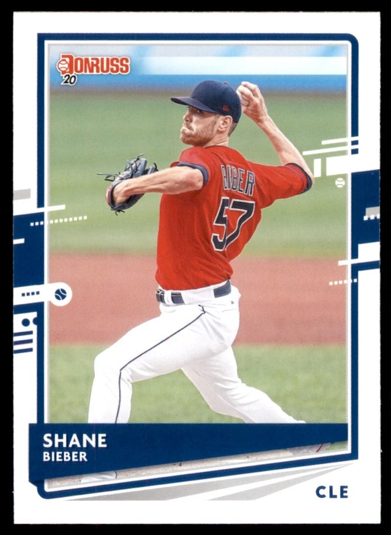 Shane Bieber trading card