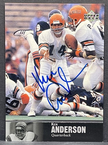 1997 Upper Deck Legends Ken Anderson AUTO Autograph #AL-76 Cincinnati Bengals