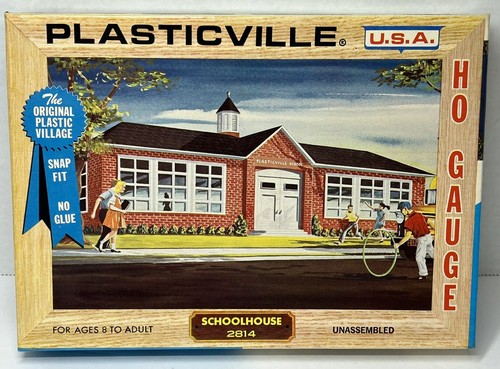 Accesorio modelo tren Bachmann Plasticville U.S.A. Schoolhouse #2814 usado en excelente estado | Zustand: Used