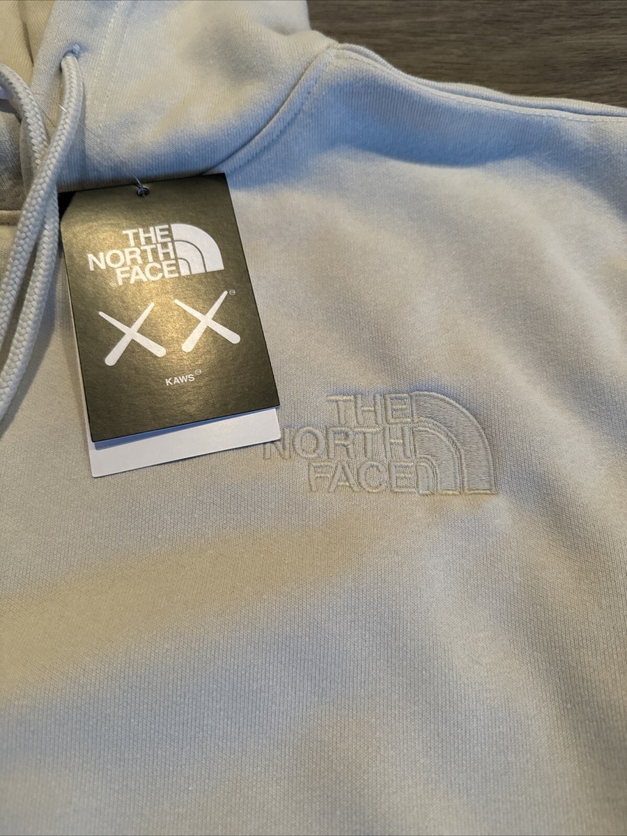 KAWS x The North Face TNF Hoodie Moonlight Ivory Size Small