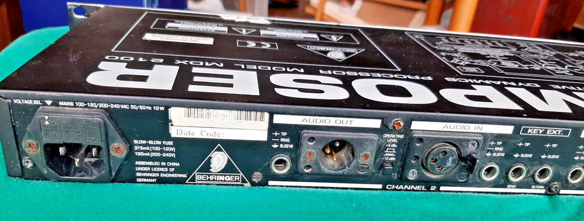 Behringer Composer MDX 2100 (Stereo, Gate/Compressor/Limiter
