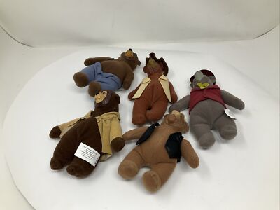 Disney McDonald's Country Bears Jamboree Plush Toy Dolls Set