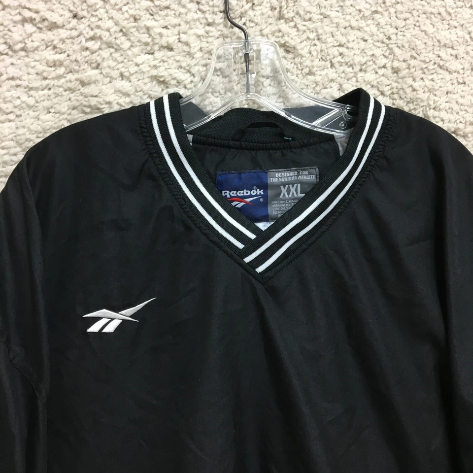 Jaqueta Vintage Reebok Philadelphia Phillies 2XL Masculina Preta Decote V 1996 All Star - Imagem 2 de 4