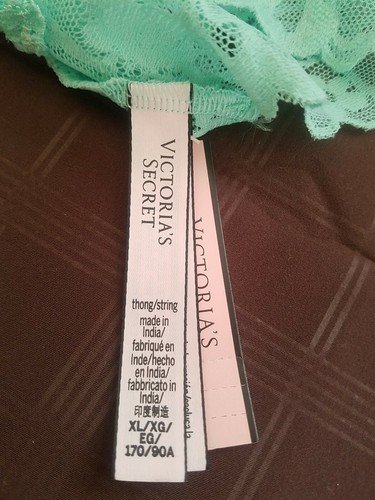 Victoria's Secret Thong Panty The Lacie Taglia Extra Large - Come Nuovo - Nuovo Con Etichette - Foto 10 di 10