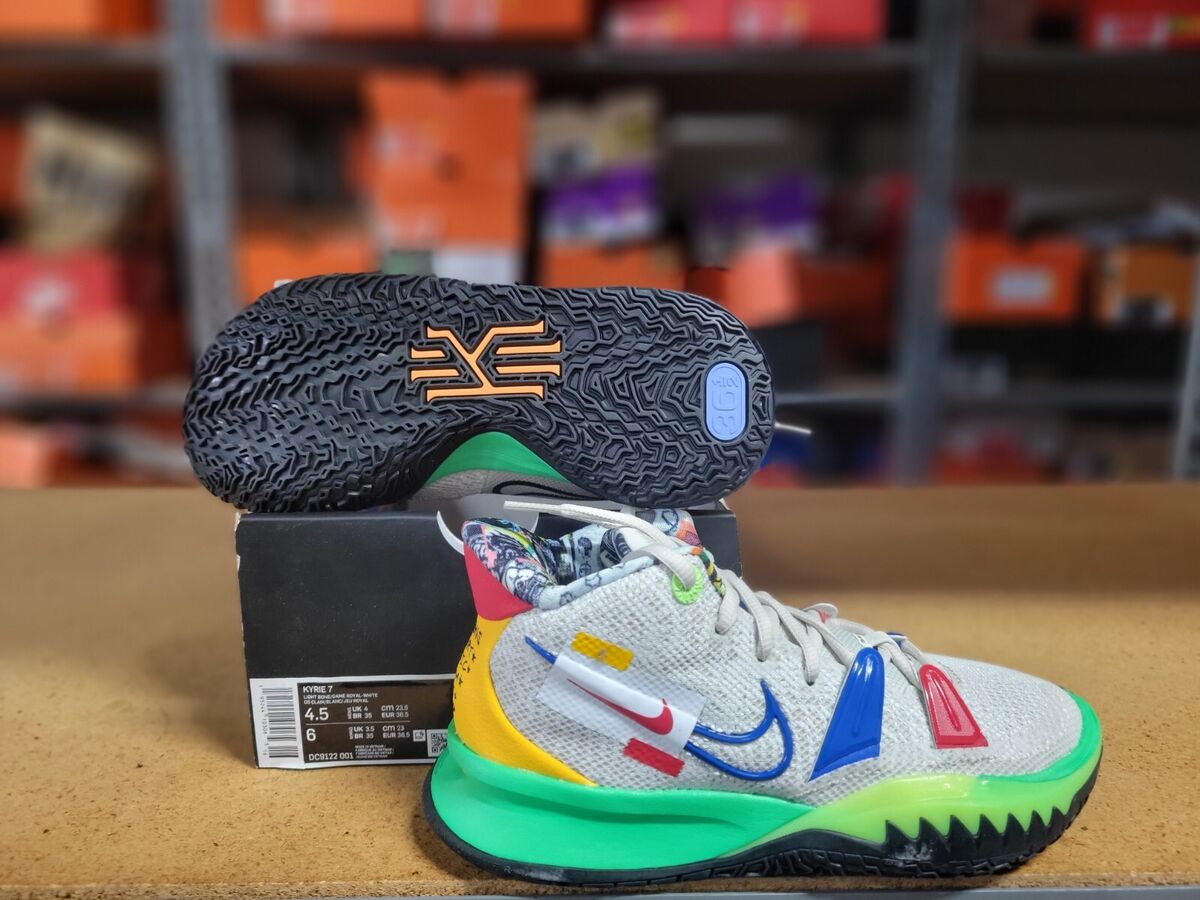 Nike Kyrie 7 Men Shoes Light Bone/Game Royal-White DC9122 Nike Kyrie 7 Men Shoes Light Bone/Game Royal-White DC9122