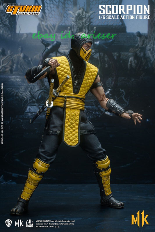 Storm Collectibles モータルコンバット スコーピオン 1/6 Storm Collectibles 1/6 Scorpion Mortal Kombat In Stock New
