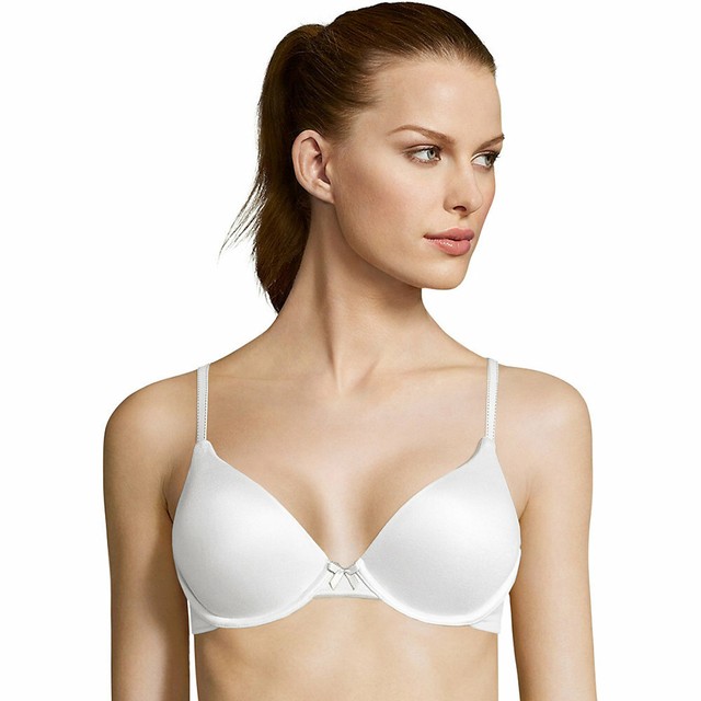 Maidenform Comfort Devotion Shaping Underwire T-shirt Bra White