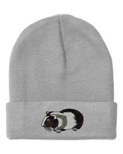 Guinea Pig  Embroidery Embroidered Beanie Skully Hat Cap