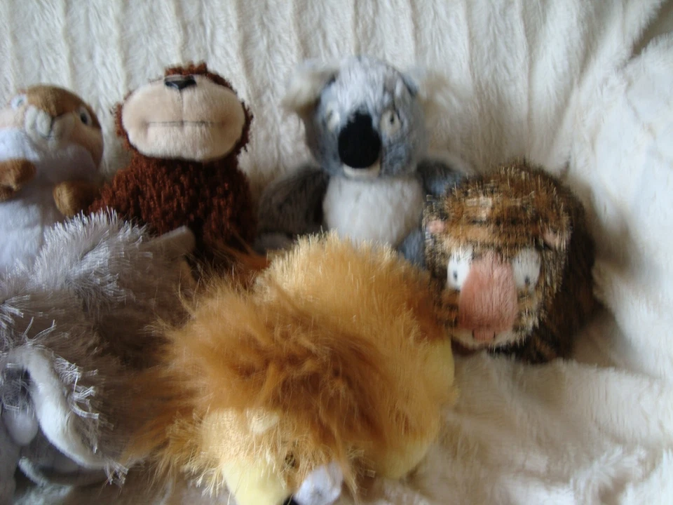 Webkins Lot of 10 Plush NO CODES Rhino Hippo Elephant Tiger Koala Monkey LionEtc - Image 2 of 4