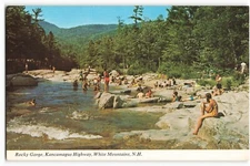 Postcard Rocky Gorge, Kancamagus Highway, White Mts, N.H., Unposted VTG VPC02.