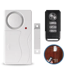 1× 3-Mode Magnetic Door Alarm Anti-Theft/Doorbell/SOS Emergency Wireless Remote