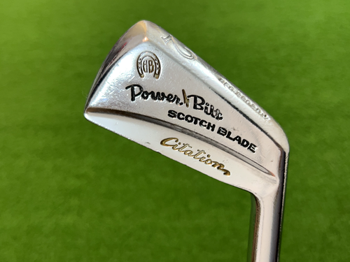 H&B PowerBilt Citation Scotch Blade (2) IRON Right Handed Steel Stiff Flex Used - Picture 2 of 6