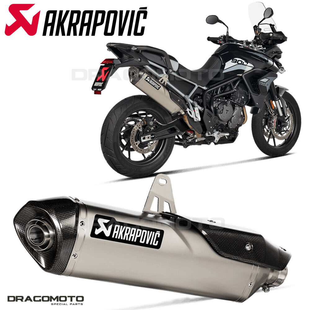TRIUMPH Tiger 900 2020-2022 Exhaust AKRAPOVIC Titanium S-T9SO3-HRT