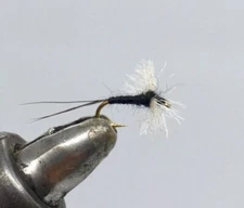 One Dozen (12) - Organza Wing Trico Spinner - Dry Fly