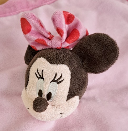 Lovey Minnie Mouse Security Blanket Pink - Not Purple - Disney Baby - Picture 2 of 6