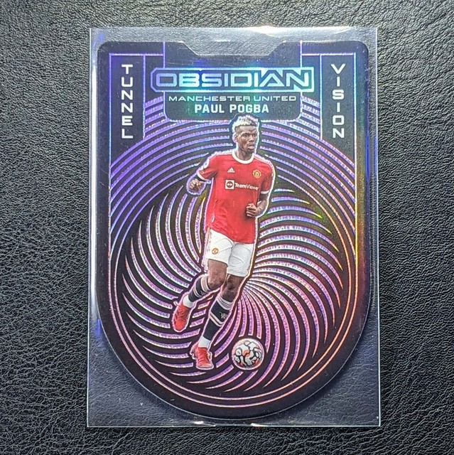 2021-22 Panini Obsidian Soccer Tunnel Vision /60 Paul Pogba Die Cut