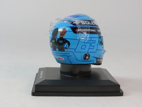 Spark Helmet #63 George Russell Mercedes Abu Dhabi GP 2024 1/5 5HF182 - Foto 2 di 5