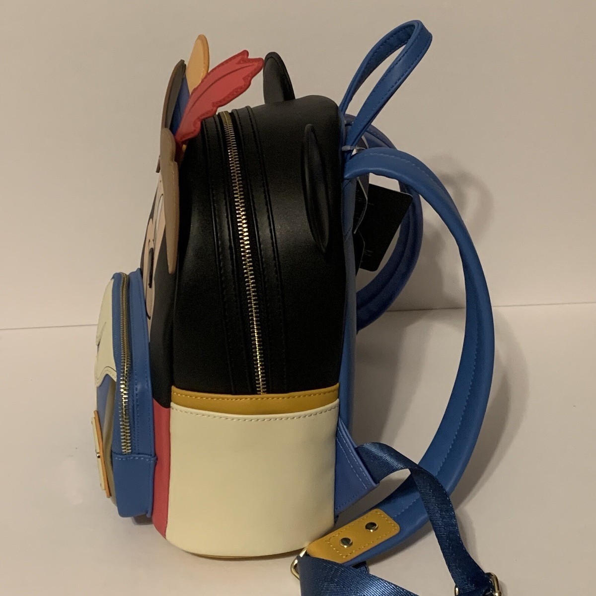 Disney Loungefly  Three Musketeers Mickey Mouse Backpack Officially Licensed Loungefly Disney The Three Musketeers Pete Villain Cosplay  main image 4