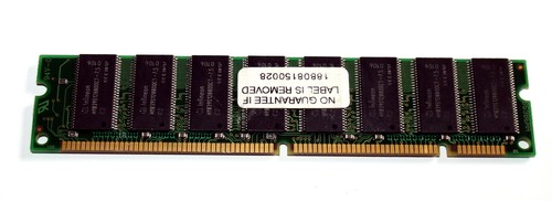256 MB SD-RAM 168-pin PC-133 non-ECC 16-Chip 'Infineon HYB39S128800CT-7.5' - Photo 2/2