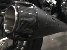 2017-2025 Honda Rebel 300 500 Two Brothers Slip On Exhaust System Black