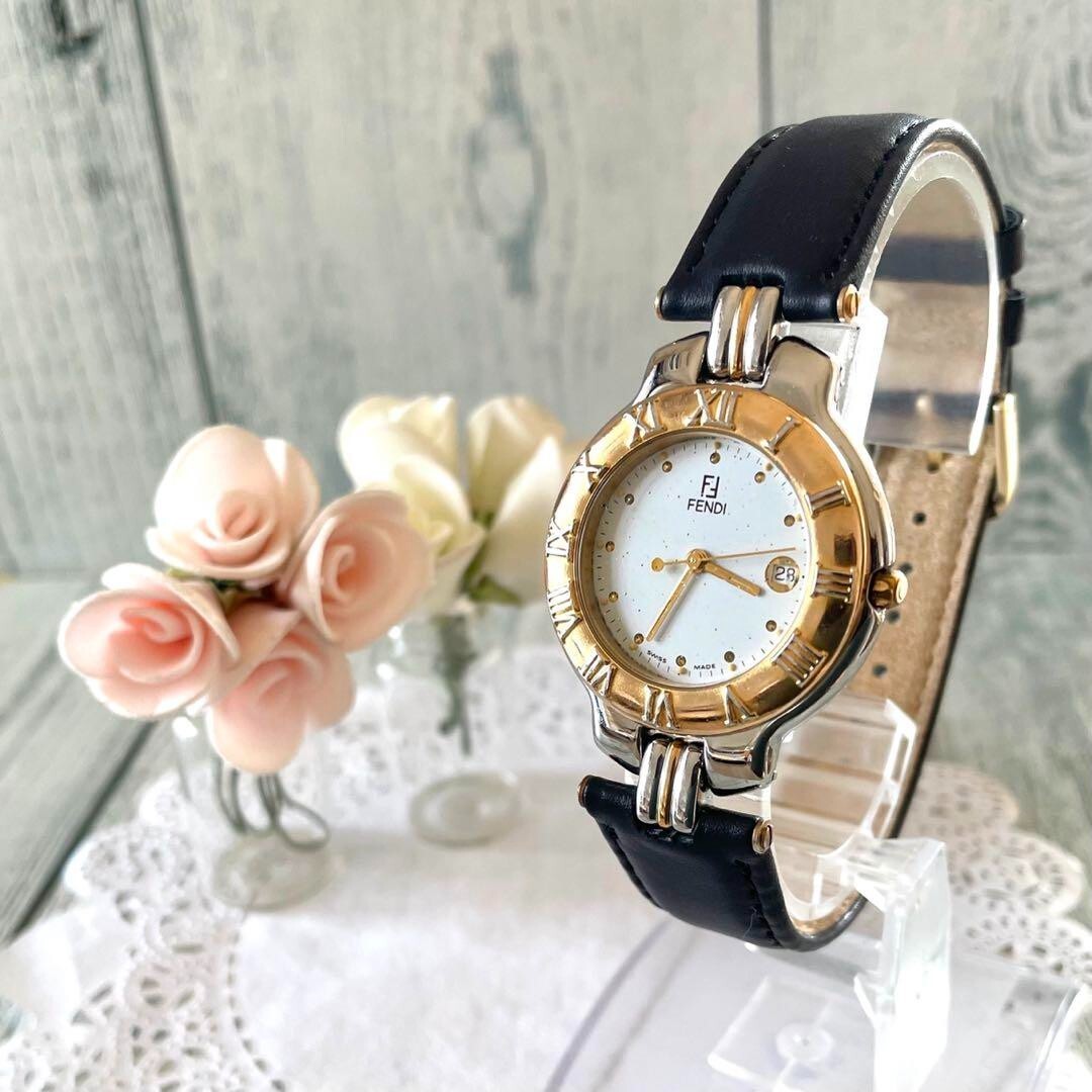 FENDI Watch 900J Round Used From Japan Check description | eBay