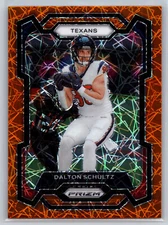 DALTON SCHULTZ Orange LAZER Prizm 2023 Panini PRIZM #115