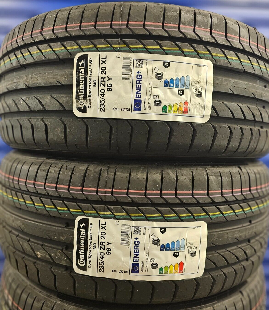 NEW 1 ONE CONTINENTAL CONTISPORTCONTACT 5 SUV 0357125 235/55R19 101W AO 3254