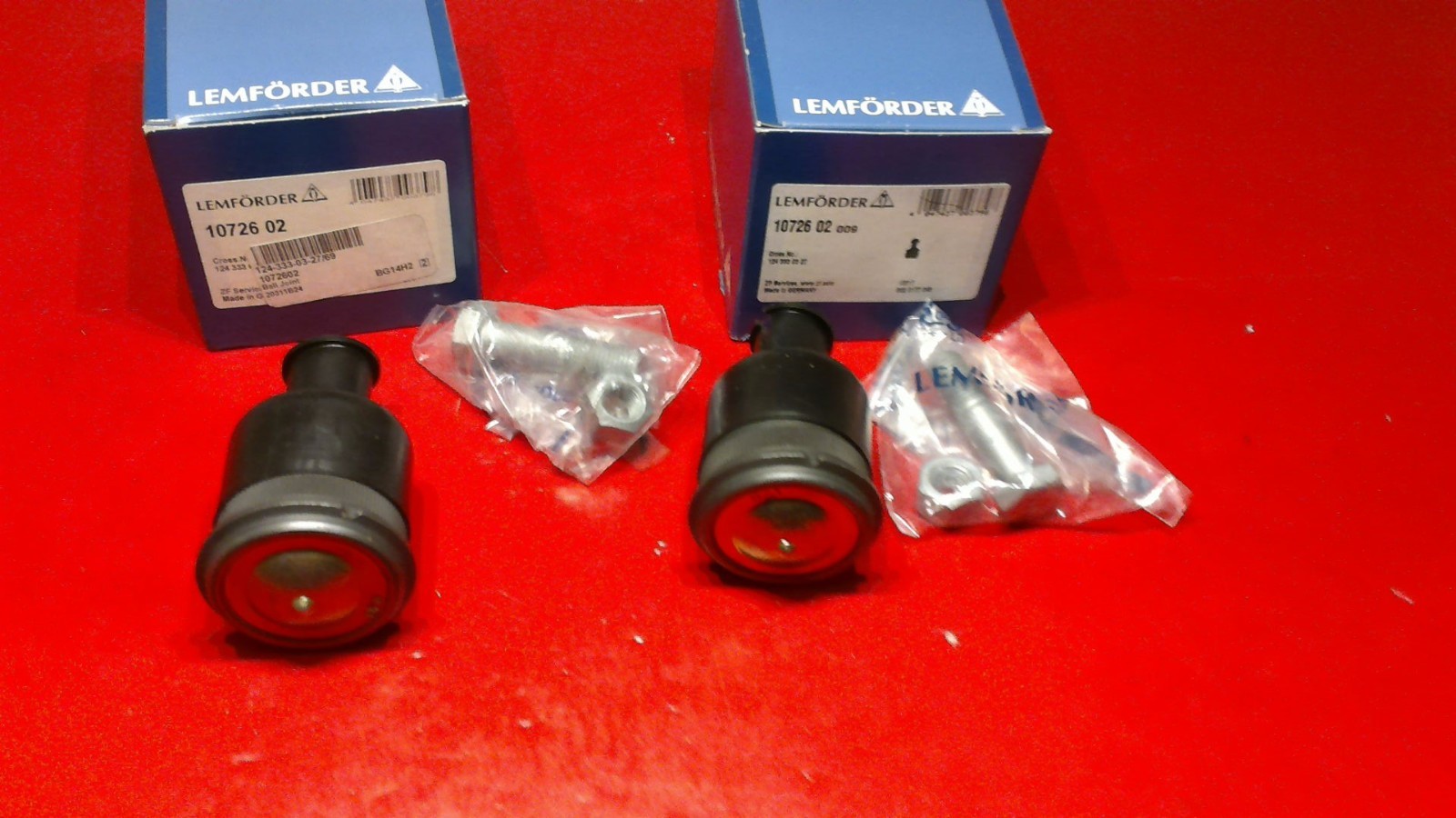 Mercedes W124 R129 W201 Front Ball Joint Lower Arm Set of 2 LEMFORDER