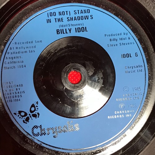 BILLY IDOL Rebel Yell 1985 UK 7" Vinyl Single Do Not Stand In The Shadows 45 - Picture 3 of 4