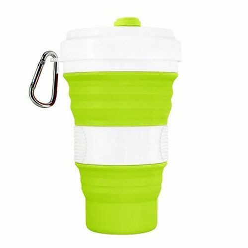 Folding cup 550ml Silicone Portable Telescopic Drinking Collapsible Travel Cup - Bild 19 von 22