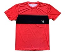 Billabong Mens Small Red UVA/UVB Rash Guard SS Swim Shirt Preowned see pics