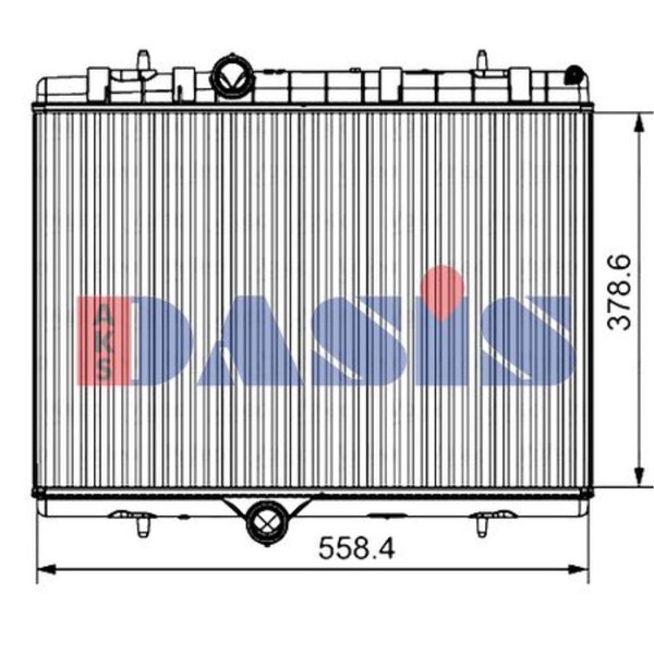 KüHler WasserküHler FüR CitroëN C4 II DS4 Peugeot Partner Tepee 5008 B7 0U-image