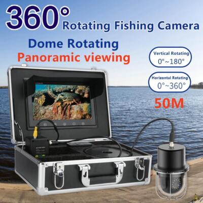 10''Inch  50M Underwater Fishing Video Camera Fish Finder CCD 20 LEDs