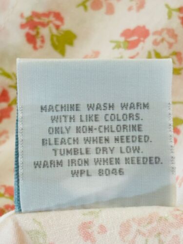 Martha Stewart Floral Standard Pillow Shams Beautiful Watercolor Reversible - Picture 14 of 14