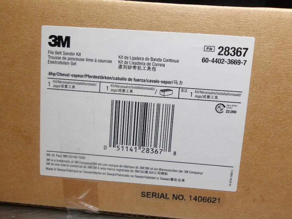 Kit de lijadora de banda de archivo 3M 6HP 28367 (STK) Foto 2 de 3