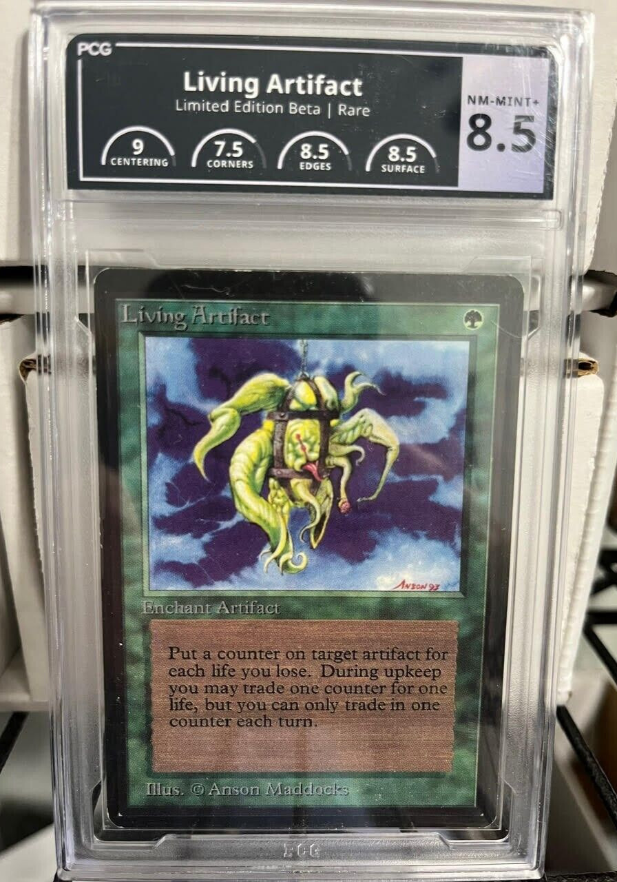 MTG Living Artifact Beta Regular Rare PCG 8.5