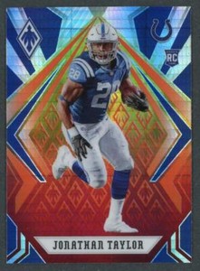 2020 Panini Phoenix Jonathan Taylor Fire Burst Rookie RC #118 Indianapolis Colts