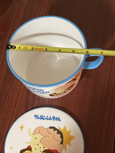 Shinchan Cup Noodle Crayon & Lid Usui Yoshito MDZF Sweet Home Ceramic Bowl - Picture 9 of 11