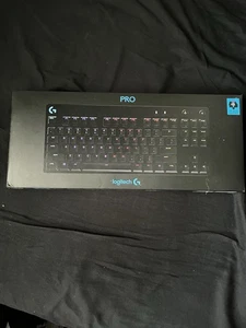Logitech PRO Jeu de clavier Illuminé noir anglais QWERTY (Norme)