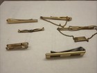 Vintage Gold Filled Tie Clip Bar Lot of 6 Mixed Styles Men’s Formal Accessories — photo 1