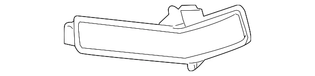 Lámpara de señal de giro para espejo de puerta GM 20832959 genuina Foto 4 de 4