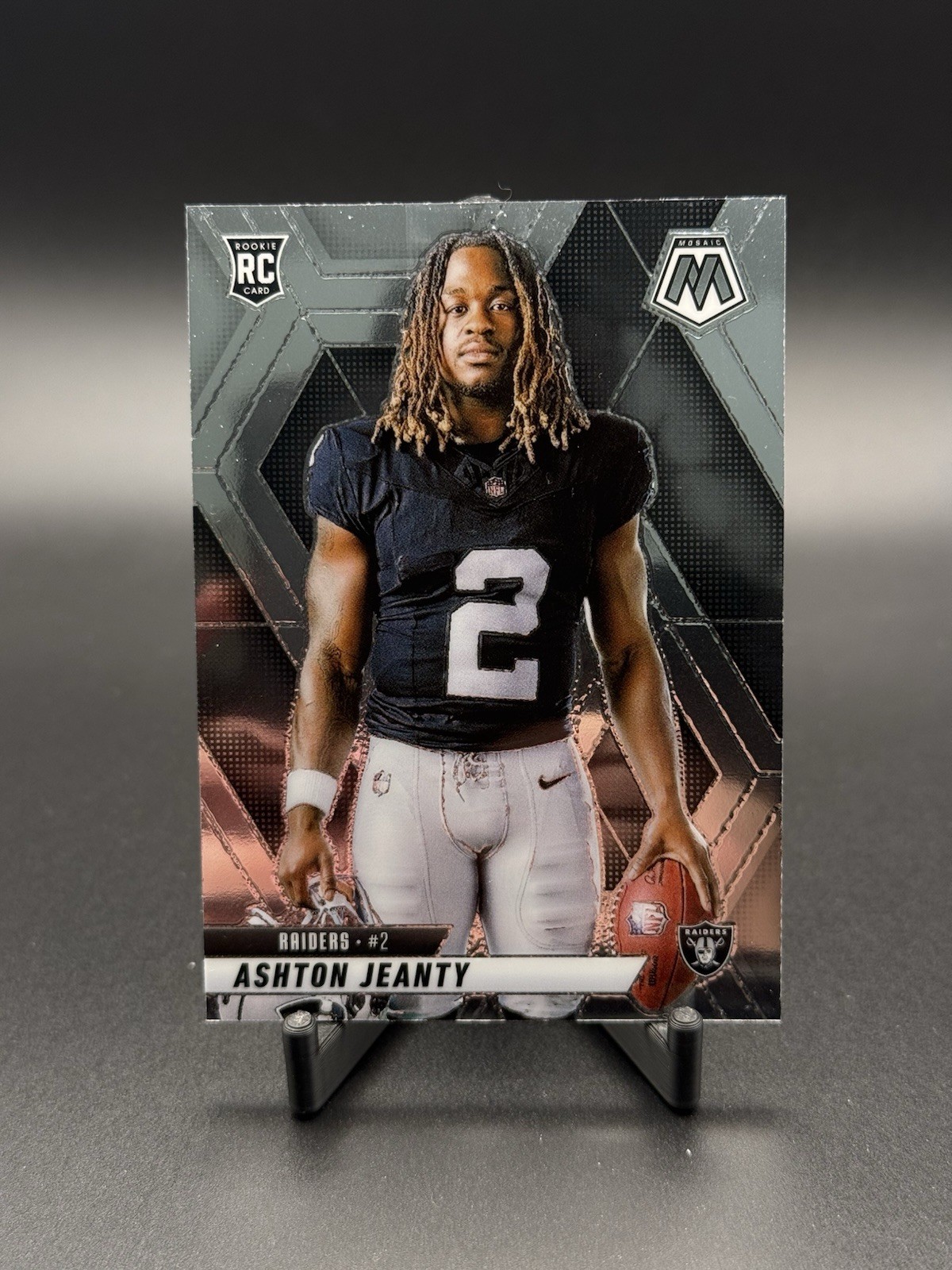 2025 Mosaic: Ashton Jeanty, Rookie Silver Prizm, #287