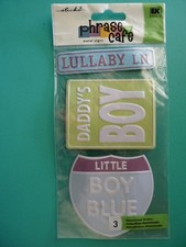Stickopotamus/Sticko BABY BOY Metal Signs Scrapbook Stickers
