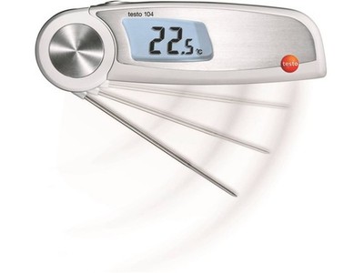 Testo 104 - Waterproof Folding Food Thermometer (Part Number 0563 0104 01)