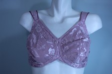 Wacoal 85567 Underwire Unlined Avareness Full Coverage Bra size 34G light purple