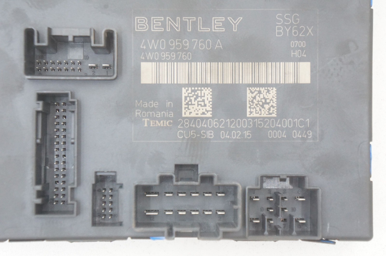 Front Left Or Right Seat Module OEM 4W0959760A Bentley Flying Spur 13-18 *Note*