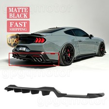 For Ford Mustang Gt Ecoboost 2024-2026 Mx Style Matte Black Rear Bumper Diffuser For Ford Mustang Gt Ecoboost 2024-2026 Mx Style Matte Black Rear Bumper Diffuser