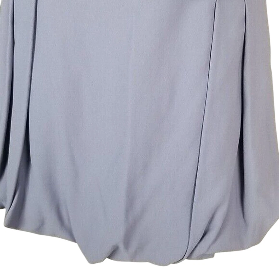 Blusa para mujer Patrizia Pepe Firenze mezcla de seda de hadas Y2K satinado talla 6 dobladillo burbuja Foto 3 de 4