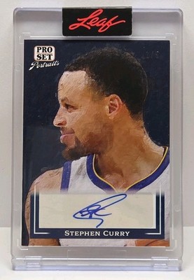 2022 Leaf Pro Set Stephen Curry Auto /5 #PSP-SC1 Portraits Warriors Factory Seal