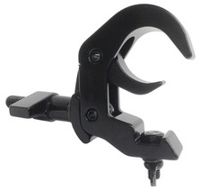 ADJ Quick Rig Clamp Black Heavy Duty Low Profile Hook Style Clamp